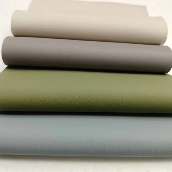 Pelle sintetica in silicone organico resistente alle macchie e all'abrasione in PVC