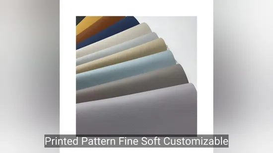 Tessuto in PU di silicone morbido e personalizzabile con motivo stampato, utilizzato per borse e scarpe