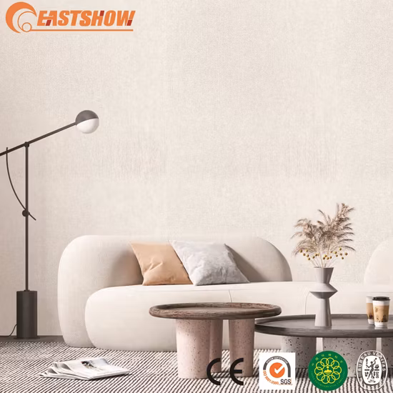 Rotoli di carta da parati in vinile semplice, moderna e di lusso, di alta qualità