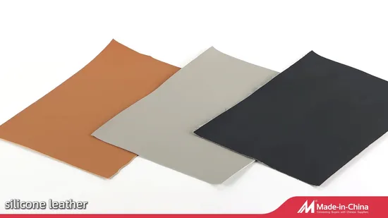 Odorless Hypoallergenic Silicone Leather for Sensitive Skin Products 
