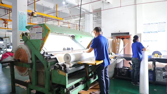 Pelle sintetica in silicone con motivo a righe sottili personalizzabile con motivo a litchi di alta qualità