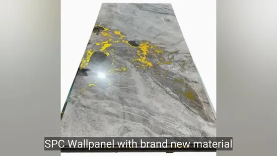 100% Waterproof and Soundproof PVC/Spc Plastic Wallpanel with Brand New Material for High Traffic Area (1200mmx2400mm) 