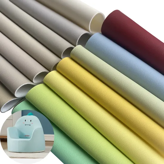 Tessuto ecologico in tinta unita, senza solventi, in silicone, resistente alle macchie, in similpelle PU, per divani, poltrone, mobili, tappezzeria, tappetino per bambini