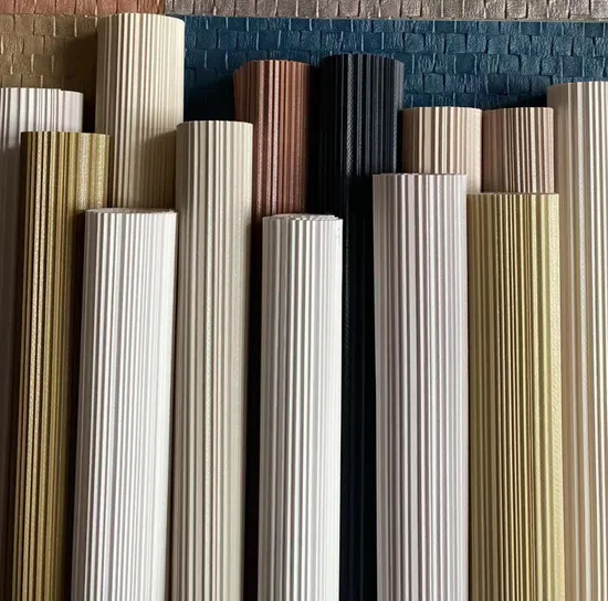 Carta da parati in vinile ignifugo con retro in tessuto da 54 pollici e 1,37 m, rivestimenti murali per hotel e progetti