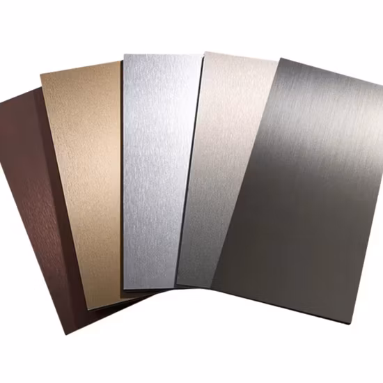 Brushed Metal Bamboo Charcoal Wallpanel Scratch